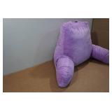 Shredded Memory Foam Reading Pillow - Purple