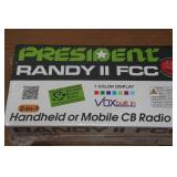 President Randy II FCC Handheld or Mobile CB Radio