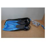 Cressi Adult Rondine Palau Fin Snorkel Set - Fin Size L/XL