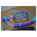 Cressi Kids Snorkel Set - Fin Size L/XL