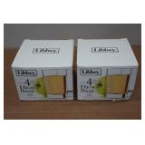 *2* Libby 4-Packs Heavy Base 5.5oz Glasses
