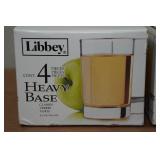 *2* Libby 4-Packs Heavy Base 5.5oz Glasses