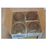 *2* Libby 4-Packs Heavy Base 5.5oz Glasses
