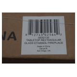 Danya B. Tabletop Rectangular Glass Ethanol Fireplace