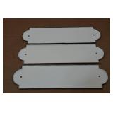 *3* Porcelain Wine Signs