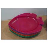 Fish Themed Plastic Plates