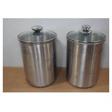 *2* Stainless Steel Canisters