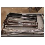 *12* Metal Adjustable Height Table Legs