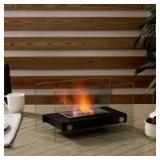 Danya B. Tabletop Rectangular Glass Ethanol Fireplace