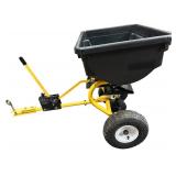 Yardworks 125lbs Tow Behind Broadcast Spreader