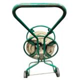Garden Hose Reel Cart with Rope