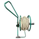 Garden Hose Reel Cart with Rope