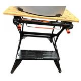 Craftsman Benchtop Spindle Sander with Black and Decker Workmate Table