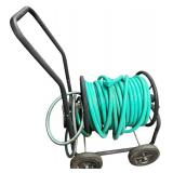 Four Wheel Hose Cart with Water Hose