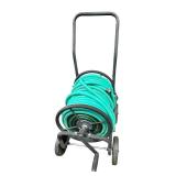 Four Wheel Hose Cart with Water Hose