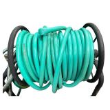 Four Wheel Hose Cart with Water Hose