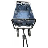 Folding Wagon with Brakes, LIKE NEW, NO RIPS OR TEARS