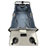 Folding Wagon with Brakes, LIKE NEW, NO RIPS OR TEARS