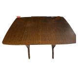 Antique Foldable Oak Table // **Propping Mechanism Will Need to be Fixed AS SHOWN IN PHOTOS**