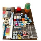 Antique ELNA CARINA Sewing Machine with Sewing Machine Accessories