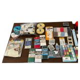 Antique ELNA CARINA Sewing Machine with Sewing Machine Accessories