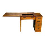 Antique ELNA CARINA Sewing Machine with Sewing Machine Accessories