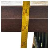 Antique Foldable Oak Table // **Propping Mechanism Will Need to be Fixed AS SHOWN IN PHOTOS**