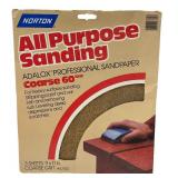 Large Sheet Sand Paper Bundle of 4 pack and some loose pieces