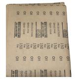 Large Sheet Sand Paper Bundle of 4 pack and some loose pieces