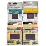 Small, Square/Rectangle Sand Paper Bundle of 10 packs