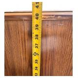 Antique Bassett Furniture Sabinas Oak Collection, 4 Chest of Drawers, Tuscan Neoclassical Mediterranean 32" Chest of Drawers