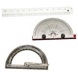 Measuring Tools Carpentry, Drafting, Angles Bundle