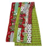 Vintage Handmade Embroidered Kitchen Sets // Placemats: 3 sets and matching table runner, 4 Pot Holders, 2 Christmas Aprons and 1 Hand Towel