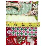 Vintage Handmade Embroidered Kitchen Sets // Placemats: 3 sets and matching table runner, 4 Pot Holders, 2 Christmas Aprons and 1 Hand Towel