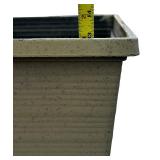 Planters Bundle, 10.75" Square // 15.5" Round