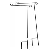 Yard Flag Stakes and Decor Lights Stakes Bundle