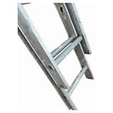 Werner 24 ft. H Aluminum Extension Ladder Type III 200 lb. capacity D1124-2
