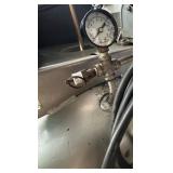 Air compressor, Campbell Hausfeld 5hp, 220V, 80 gallon vertical, Model VT558704