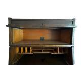 GLOBE-WERNICKE Stacked Barrister Bookcase with Drop Front Desk Insert