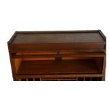 GLOBE-WERNICKE Stacked Barrister Bookcase with Drop Front Desk Insert