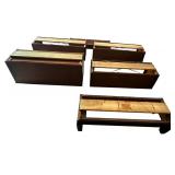 GLOBE-WERNICKE Stacked Barrister Bookcase with Drop Front Desk Insert