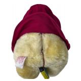 Vintage Animal Fair Chubbles Maroon Cloak 10" Plush Stuffed Animal Bear