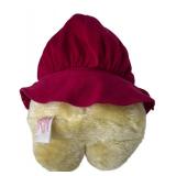 Vintage Animal Fair Chubbles Maroon Cloak 10" Plush Stuffed Animal Bear