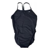 NIKE Swimming Suit, One Piece Size 36 with Cap and Goggles