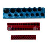 Magnetic Socket Organizers Holders, Bundle of 3