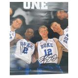 AUTOGRAPHED ONE TEAM // DUKE Poster
