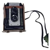 Argus Argoflex Seventy-Five (or Argus 75) Twin Lens Reflex (TLR) camera/ "pseudo-TLR" or box camera