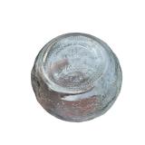 Votive Candle Holder and Vtg Green Glass EO Brody co #921 Quikt Diamond Bud Floral Vase