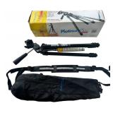 Sunpak PlatinumPlus TravelLite Pro Tripod, Max height of 63"