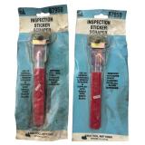 Sticker Scraper Bundle of 2 Scrapers